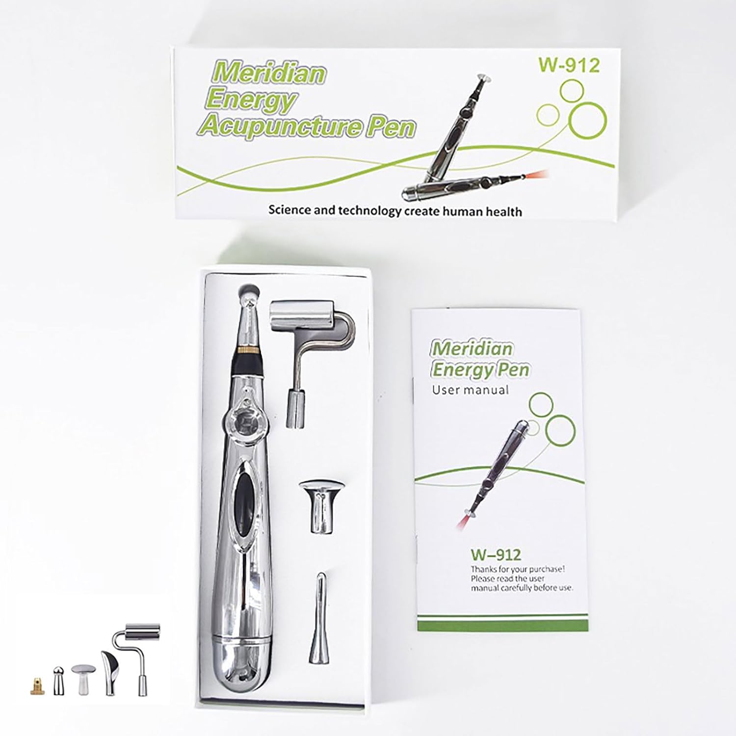 Acupuncture Pen | Electronic Acupuncture Pen Therapy | Energy Massage Tool for Men and Women (5 in 1)