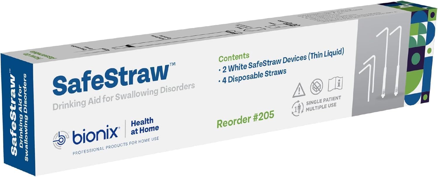 Straw attachment | ideal drinking aid for people with swallowing disorders | safe and effective | reusable | simple and discreet | suitable for single use | easy to clean
