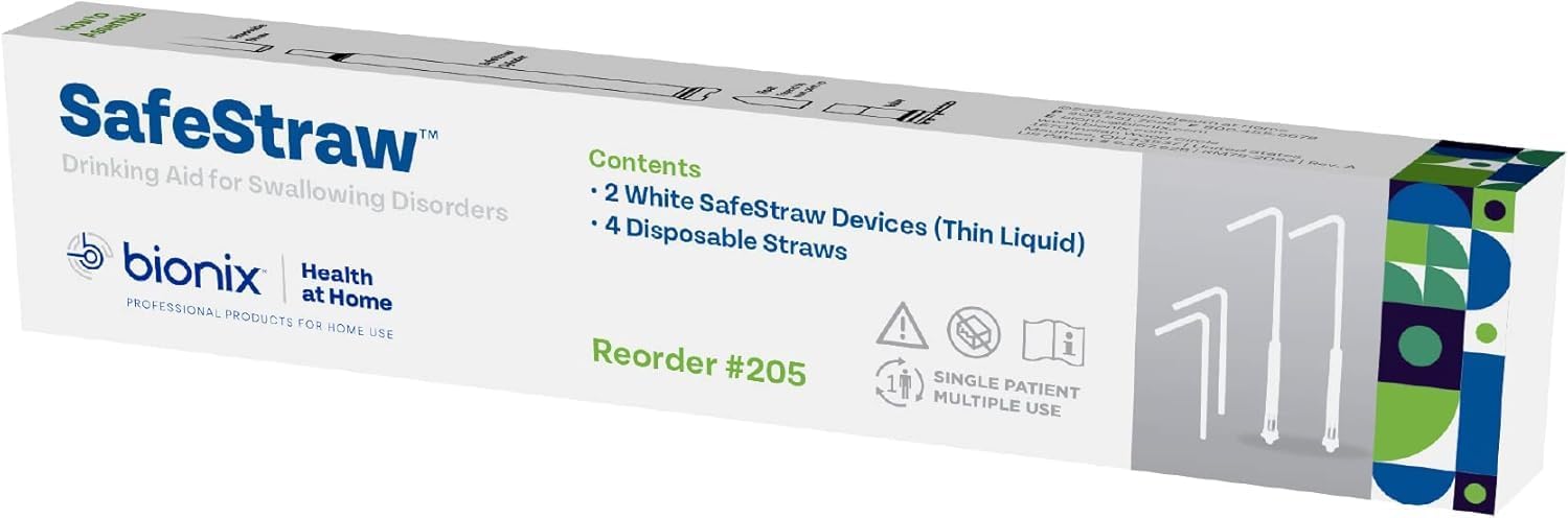 Straw attachment | ideal drinking aid for people with swallowing disorders | safe and effective | reusable | simple and discreet | suitable for single use | easy to clean