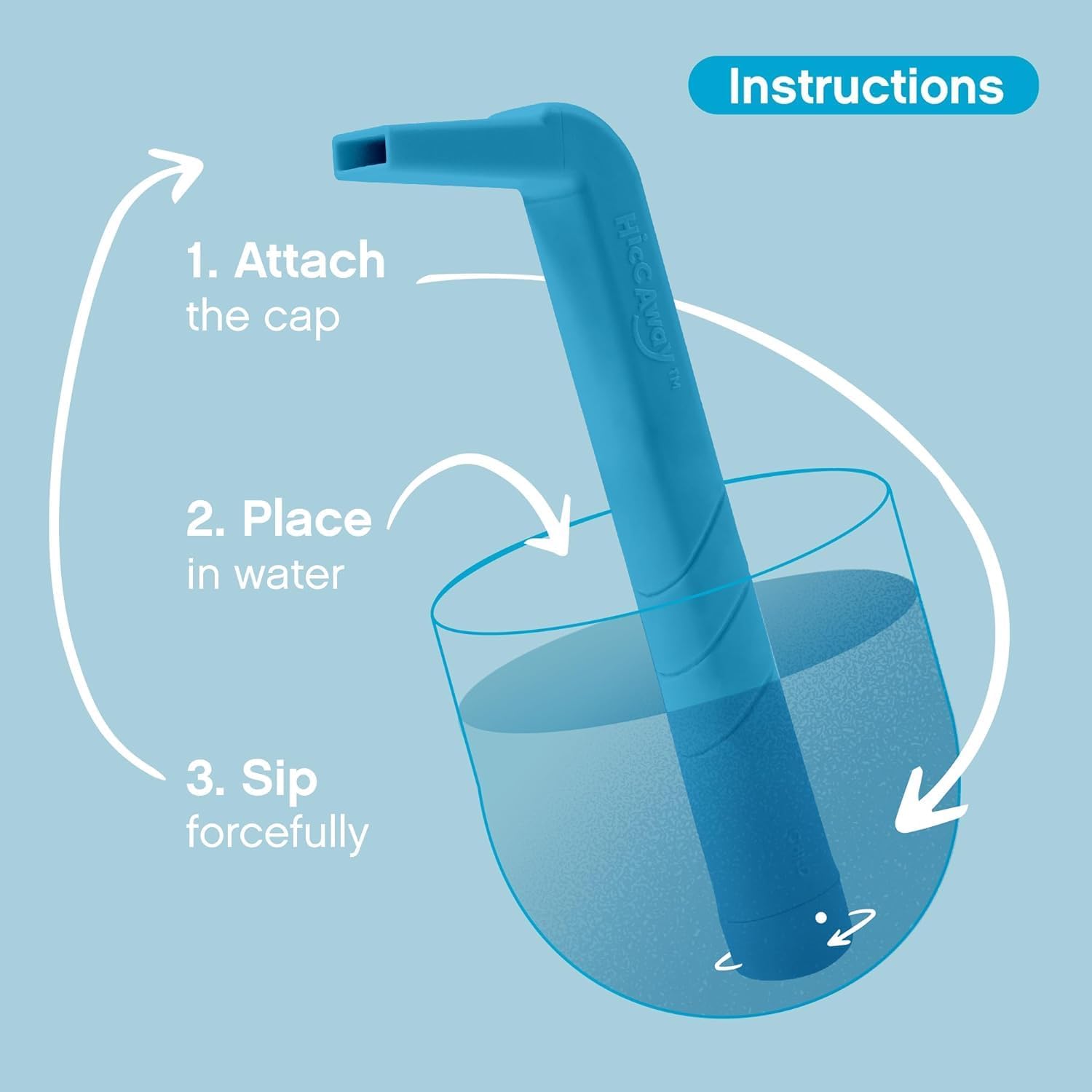 Hiccup Straws - stops hiccups naturally and quickly - as seen on Shark Tank - clinically proven to work for all ages | children and adultsHome Pack of 4 Blue | Pink | Green | Purple