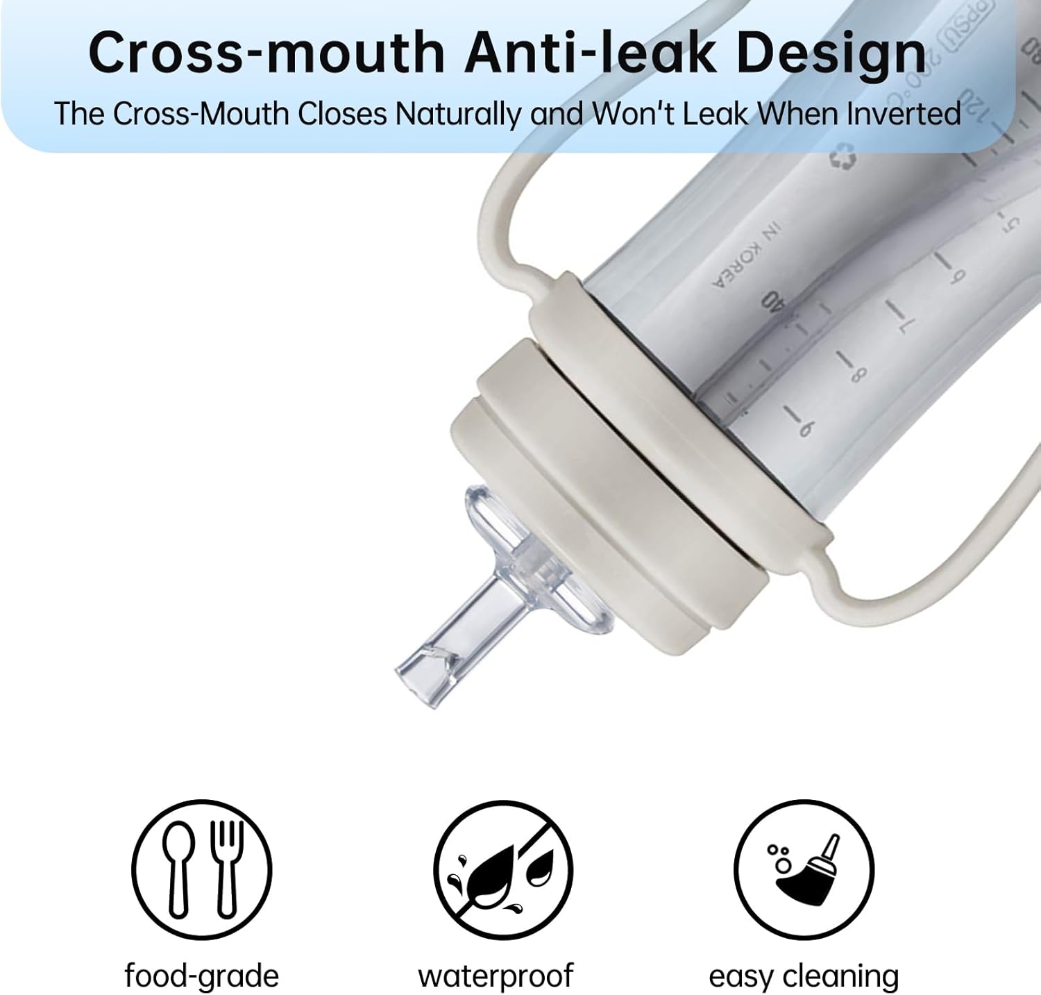 4 Replacement Straws for Grosmimi Stage 2 with Straw Brush