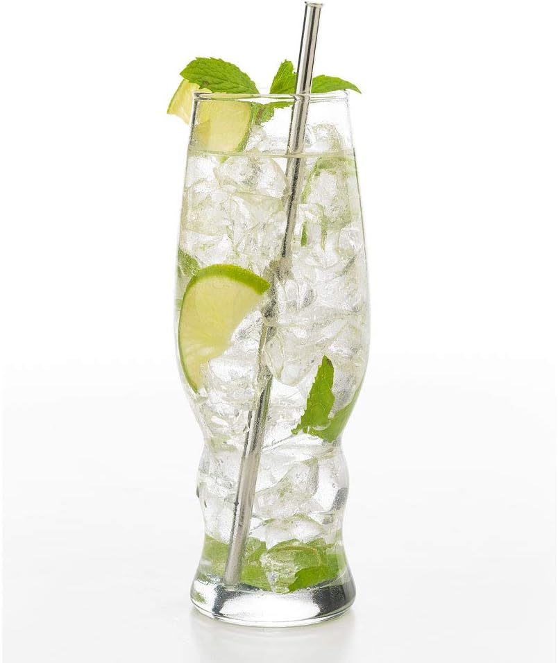 Stainless Steel Straws | 8 1/2 Inch | 1/4 Inch Diameter | Straight