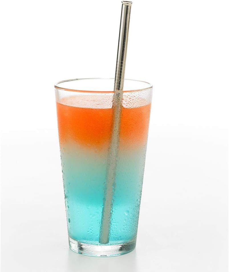 Stainless Steel Straws | 8 1/2 Inch | 5/16 Inch Diameter | Straight