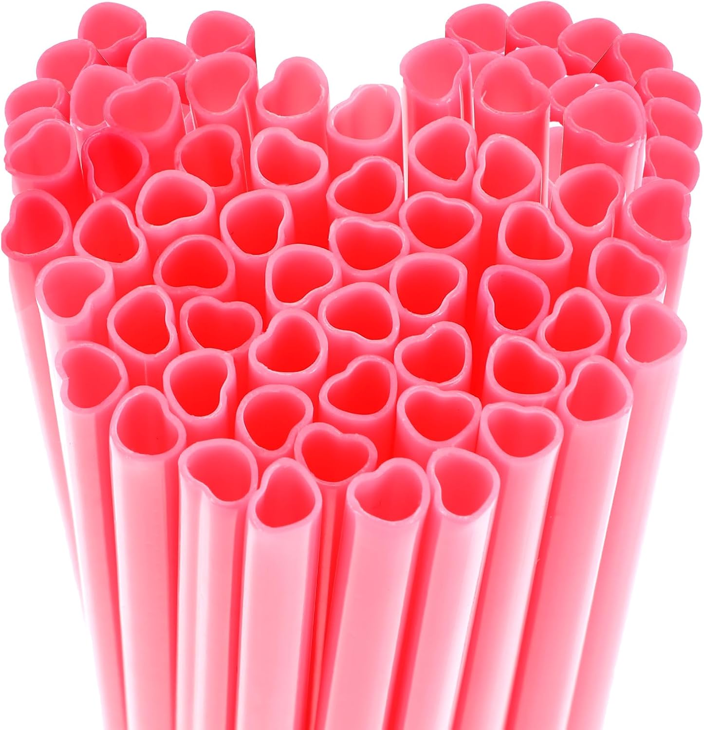 200 heart-shaped straws