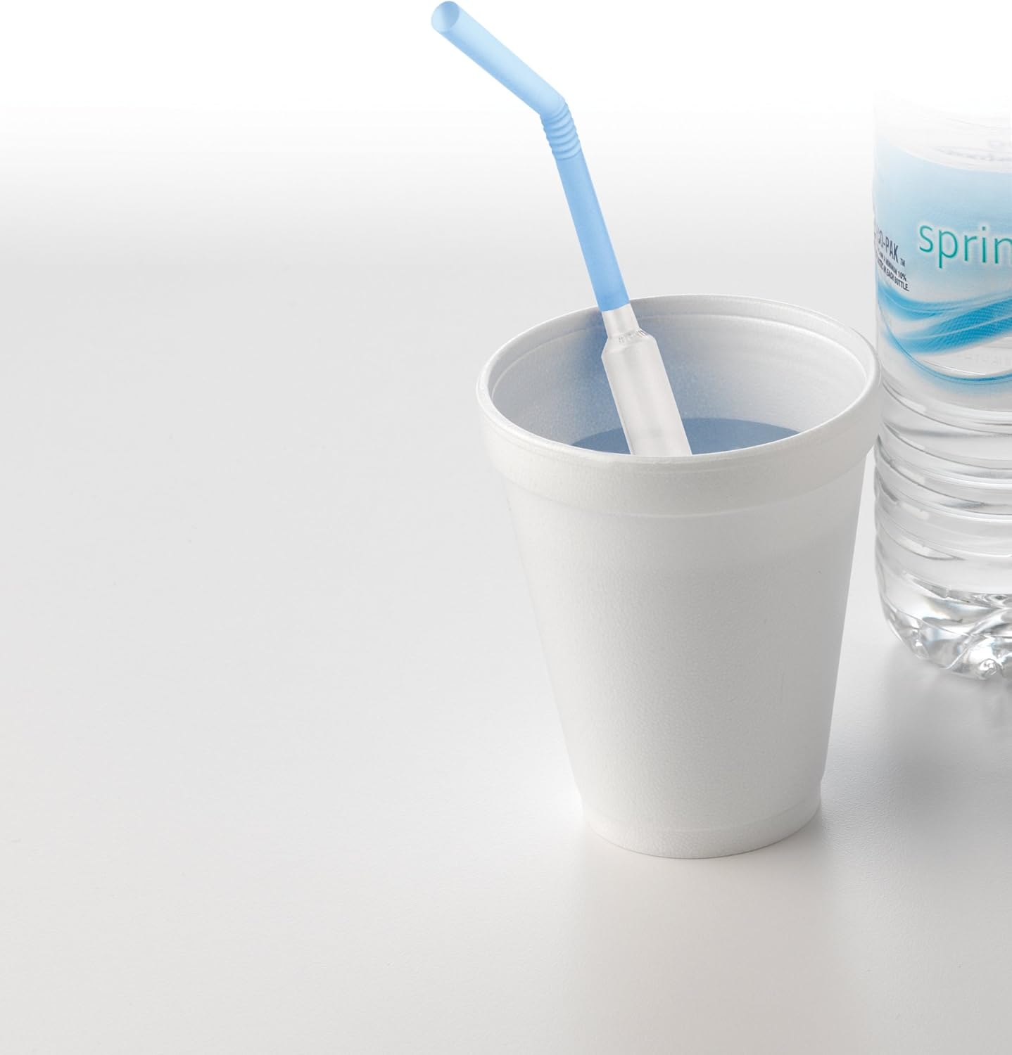 Health at Home Safestraw Drinking Aid for Thin Liquids, White