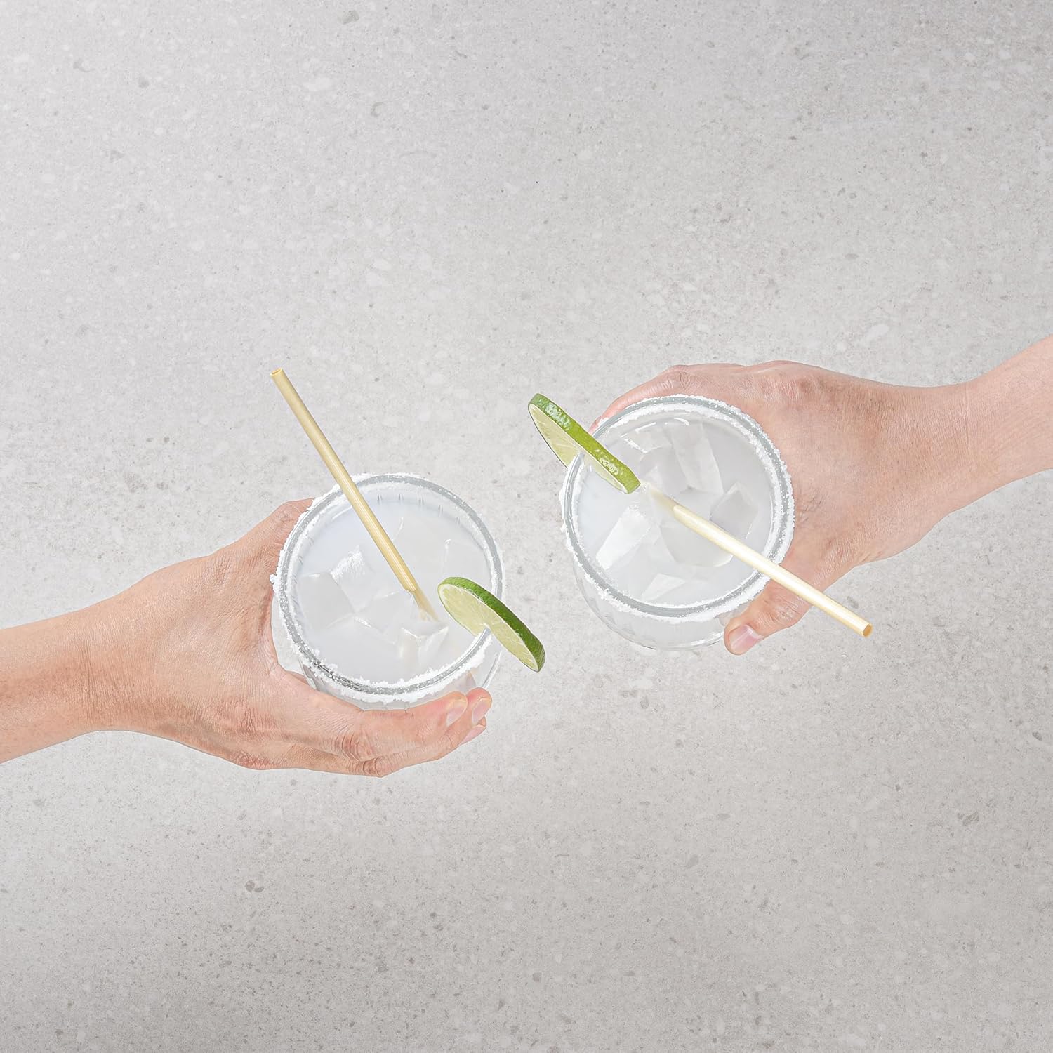 Restaurantware Natural Hay Cocktail Straws - 5 Inch Durable Drinking Straws - Plastic Alternative - Eco-Friendly - 100 Carat