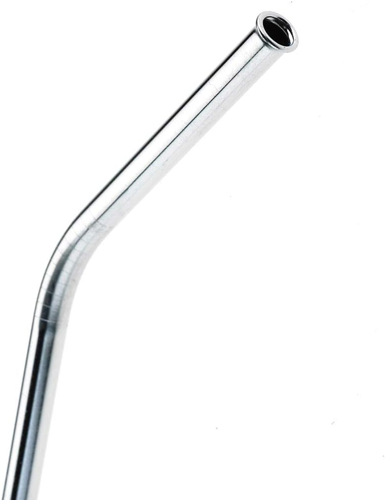 Stainless Steel Straw | 6 1/2" | 1/4" Diam. | Curved (Pack of 2)