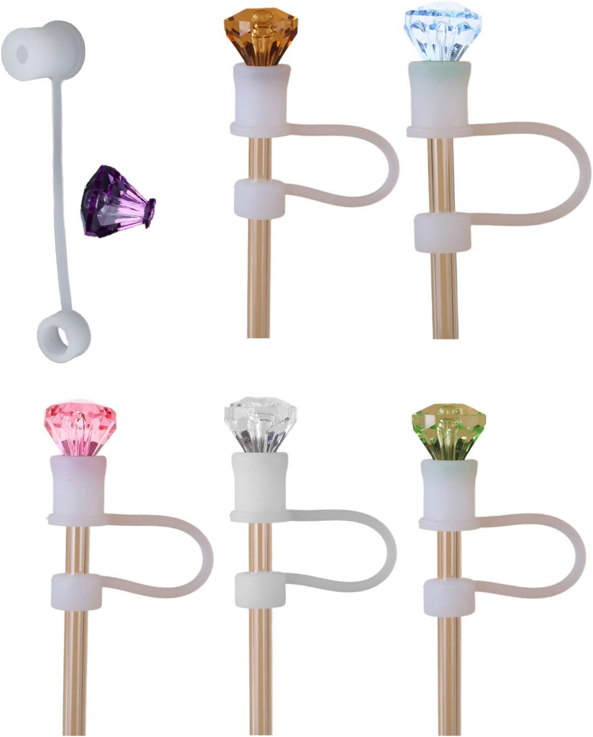 Set Of 3 Practical Straw Attachments Straw Practical Straw Hat Drink Sleeves Shaped Straw