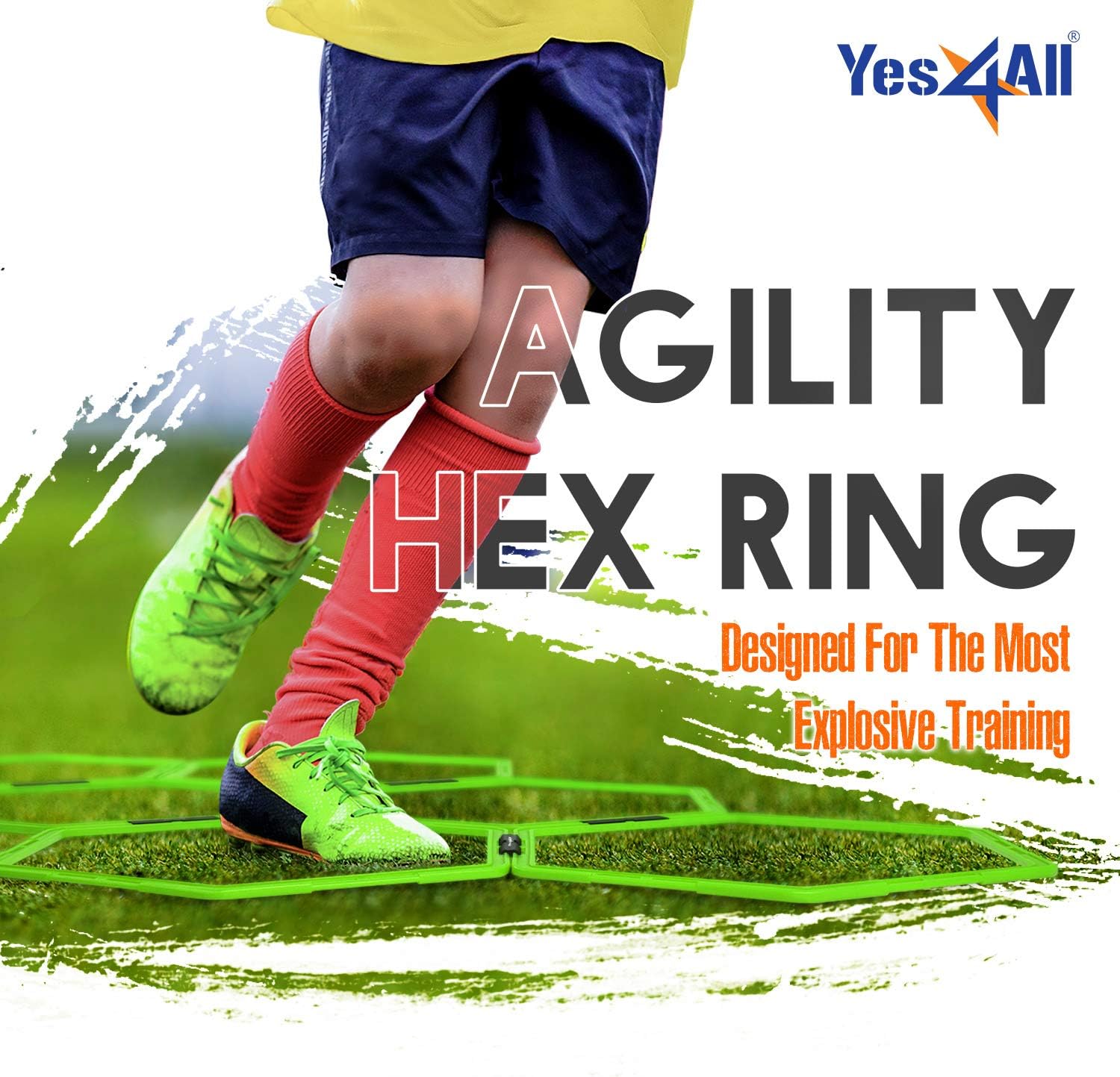 20 ft Agility Ladder 12 Cones 4 Hurdles Training Equipment