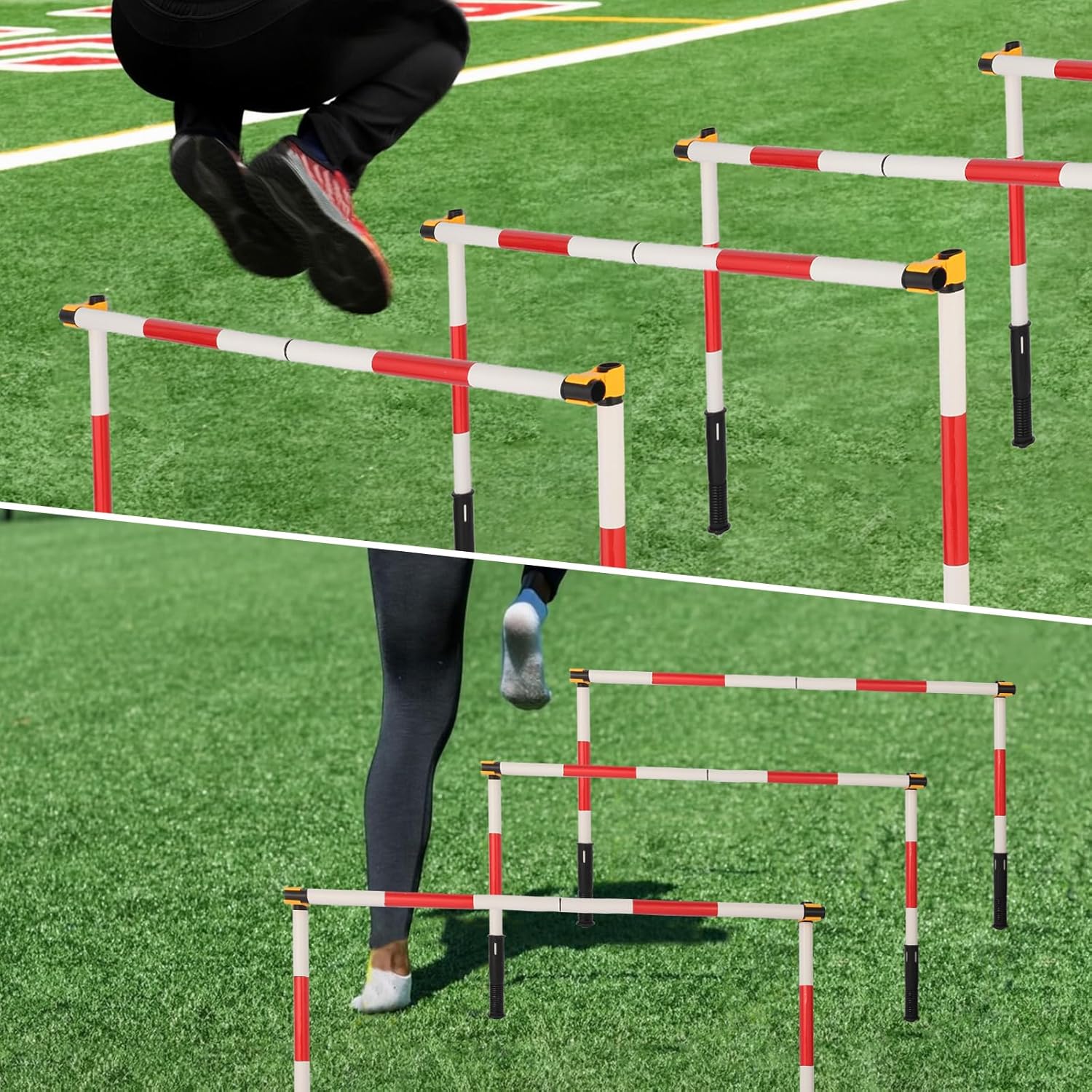 6 Poles Soccer Agility Gear with Bag
