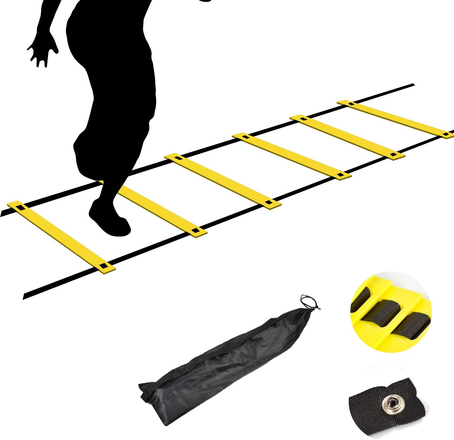 10FT 20FT Agility Ladder Training Equipment with Bag