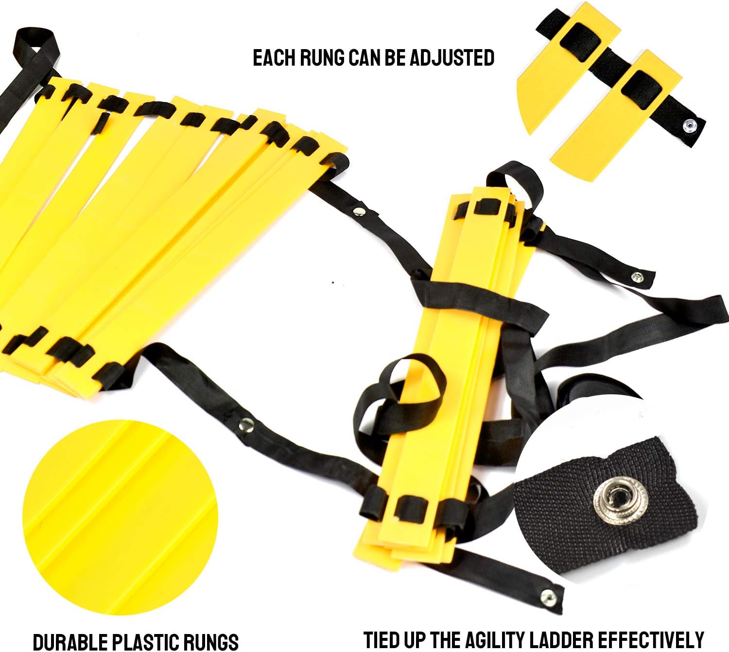 10FT 20FT Agility Ladder Training Equipment with Bag