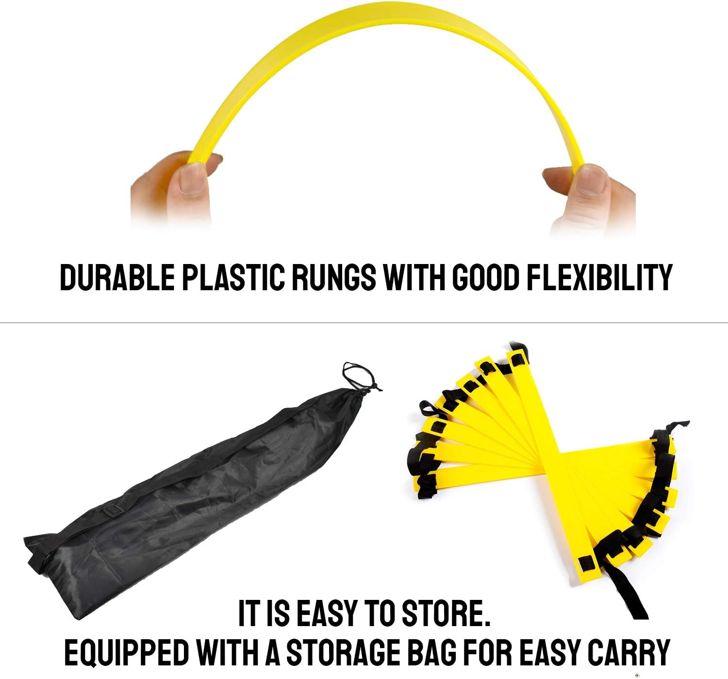10FT 20FT Agility Ladder Training Equipment with Bag