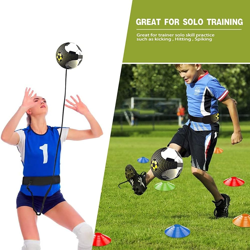 Soccer Speed Agility Training Set 12 Cones Soccer Kick Trainer