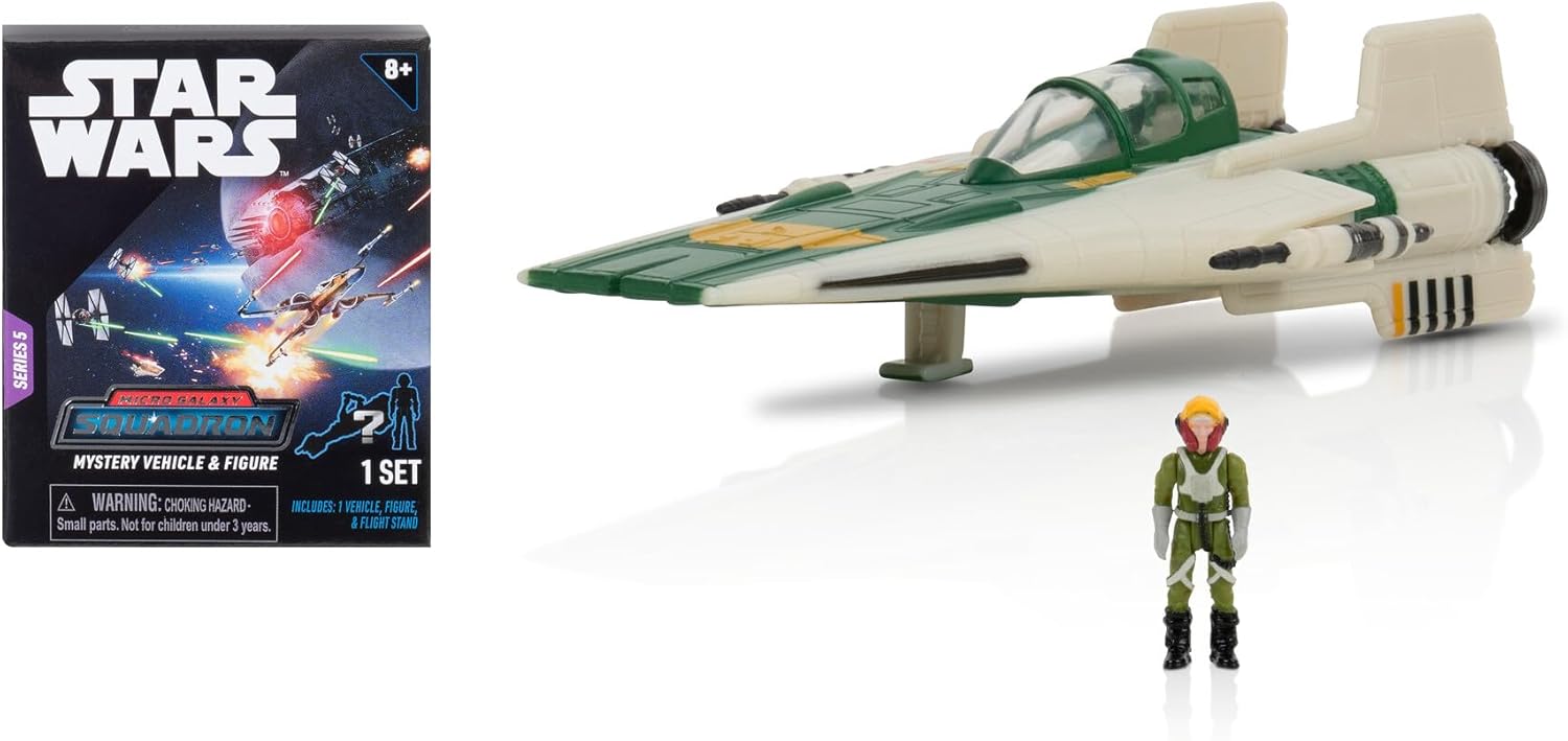 3" Star Wars A-Wing Mystery Set, Vehicles with Accessories