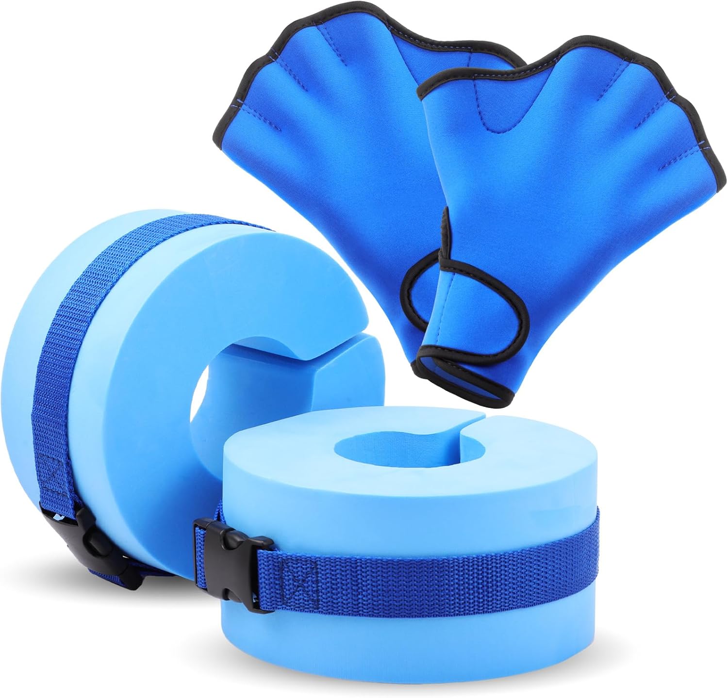 Water Aerobics Kit Gloves Cuffs