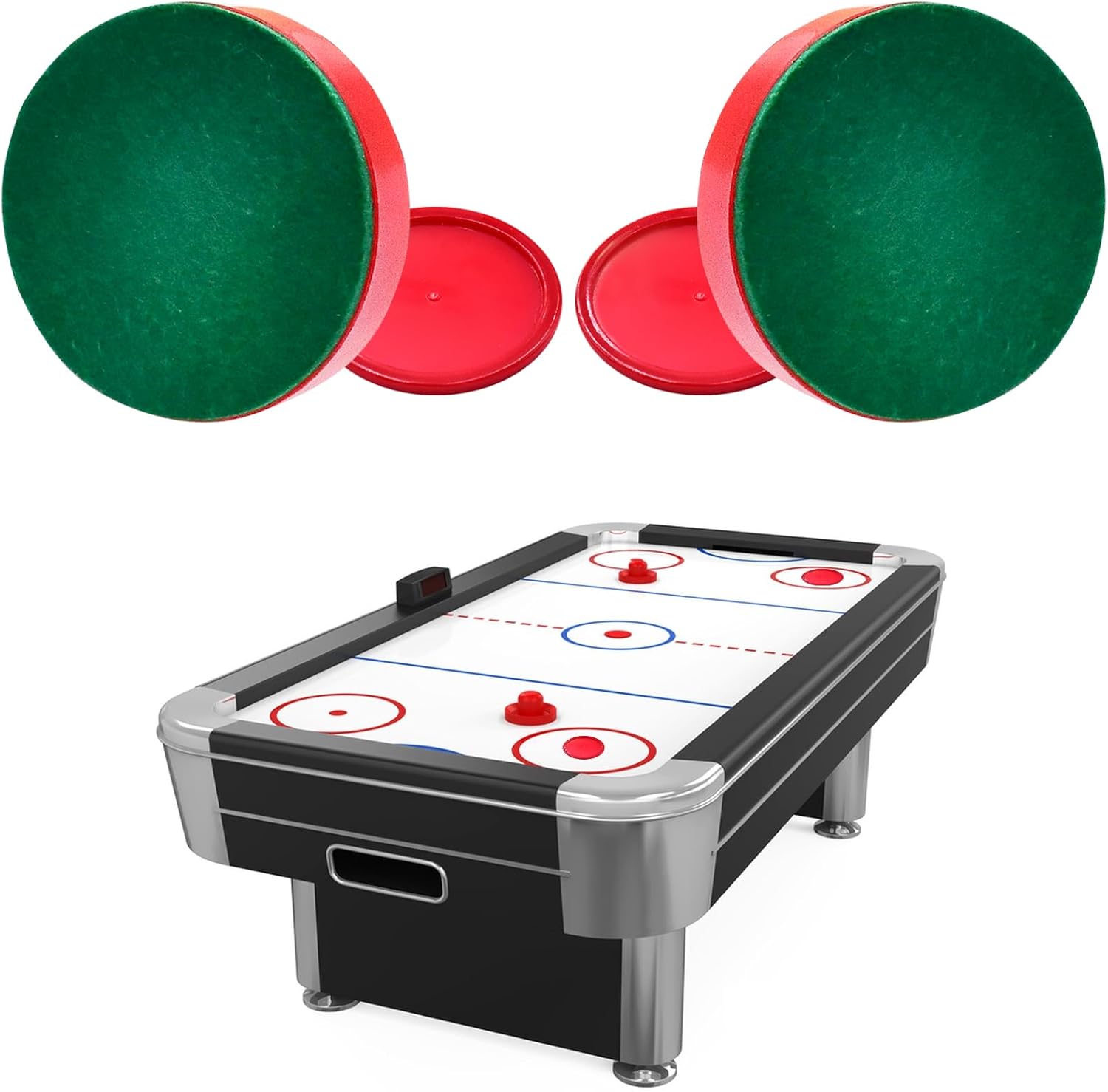 1 Set Air Hockey Putter Kit, 2 Putters, 4 Balls
