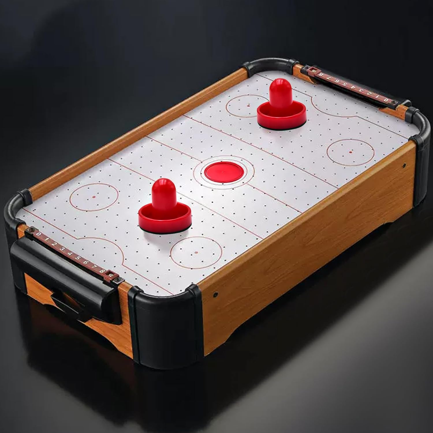 1 Set Air Hockey Putter Kit, 2 Putters, 4 Balls