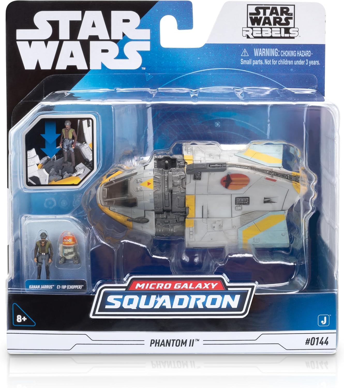 Star Wars Micro Galaxy Squadron Phantom II, 5-" Vehicle