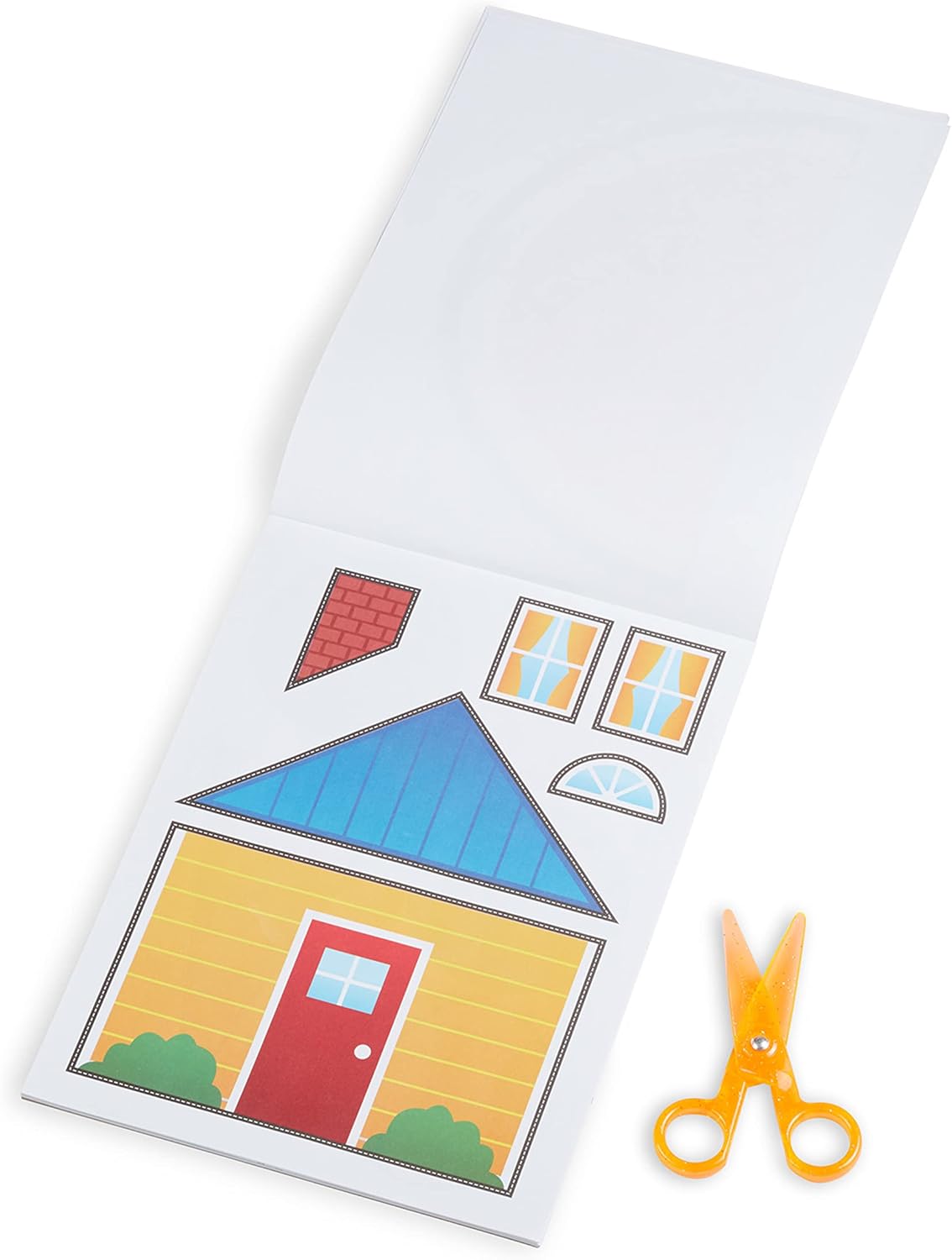 Scissor Skills Activity Book with Pair of Child Safety Scissors