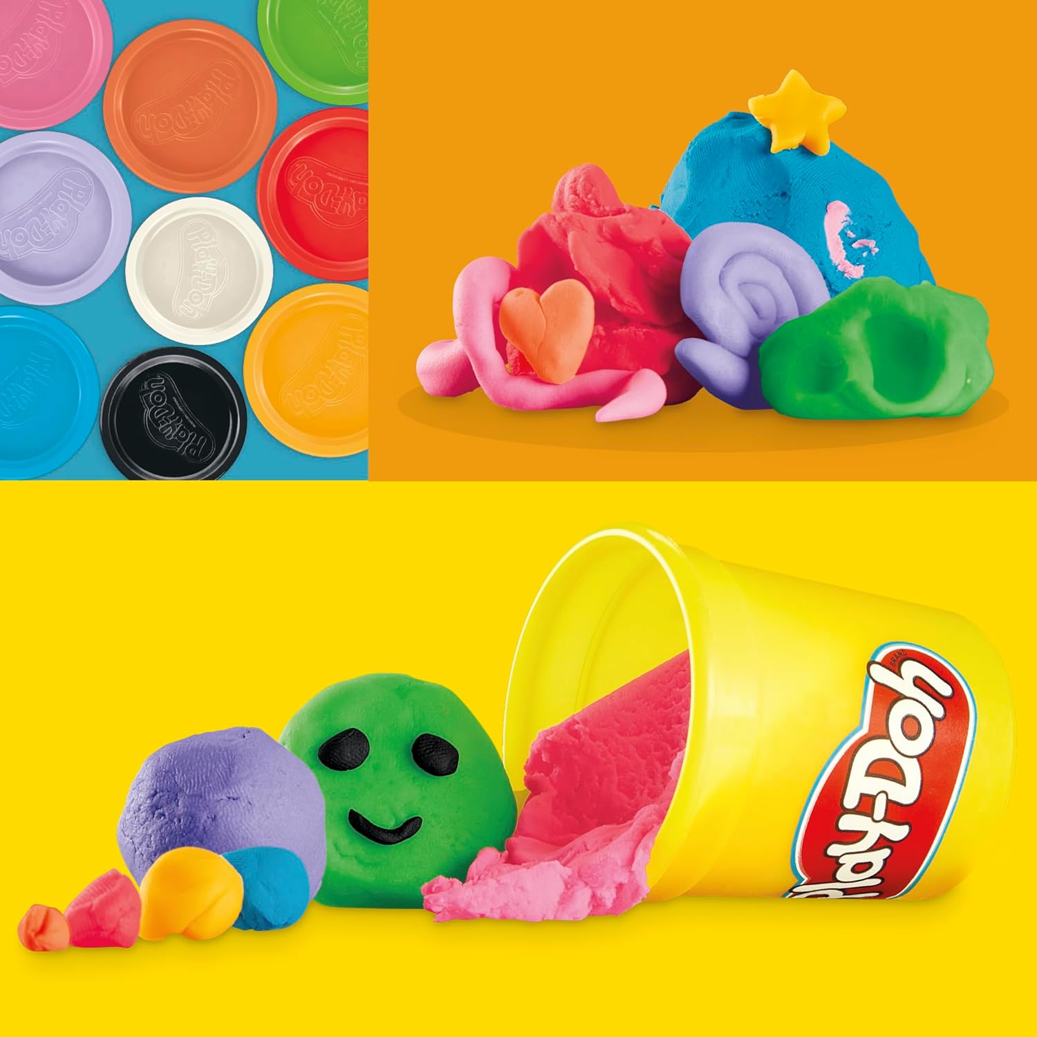 9 Pack Favorite Colors Set, Model Composite Jars