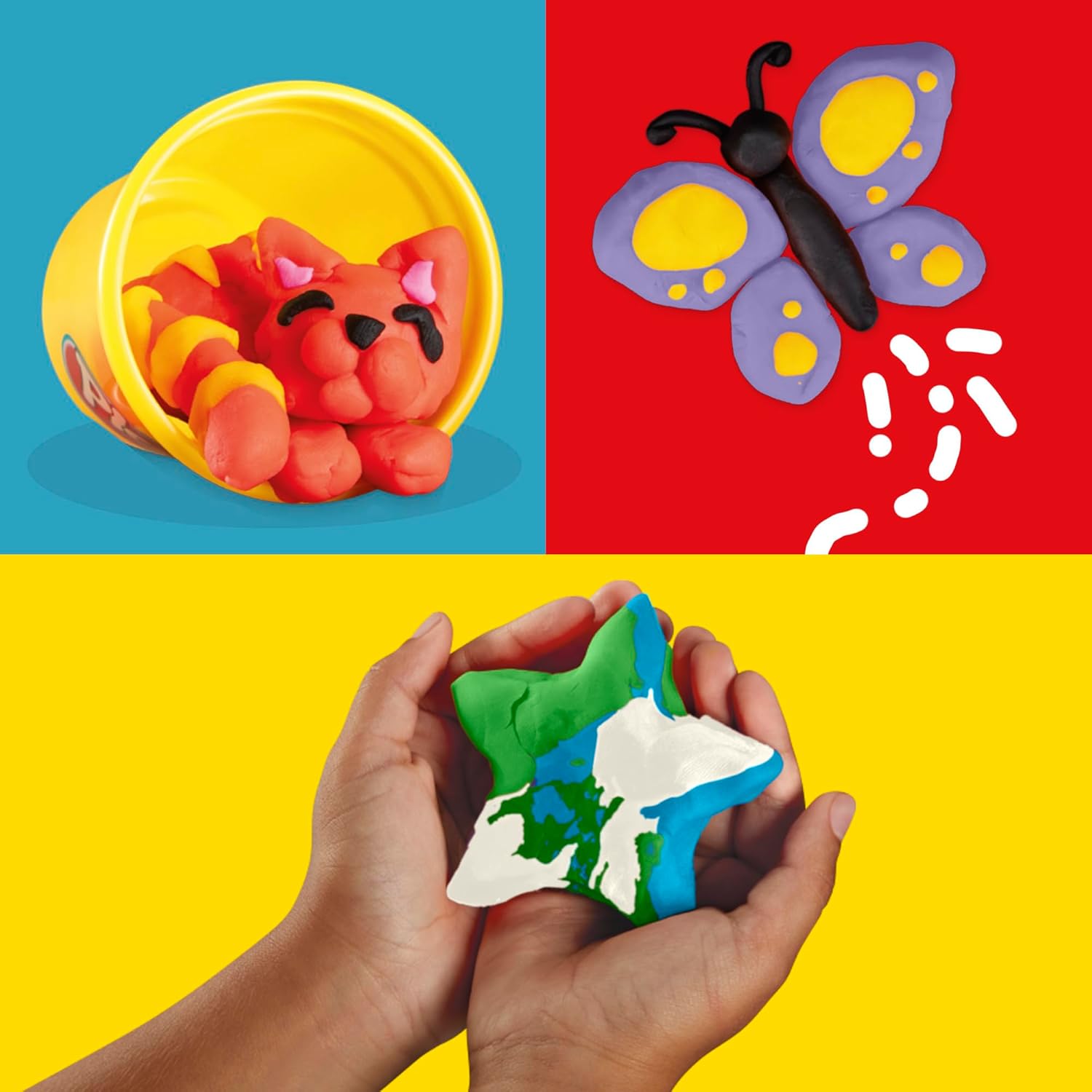 9 Pack Favorite Colors Set, Model Composite Jars