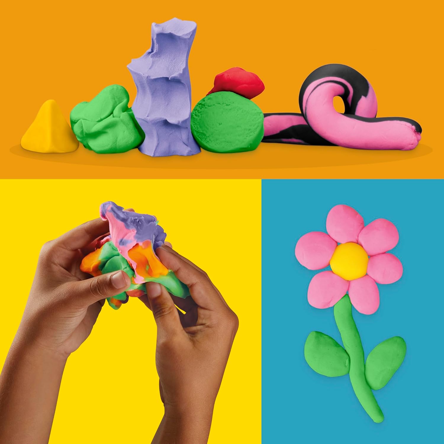 9 Pack Favorite Colors Set, Model Composite Jars
