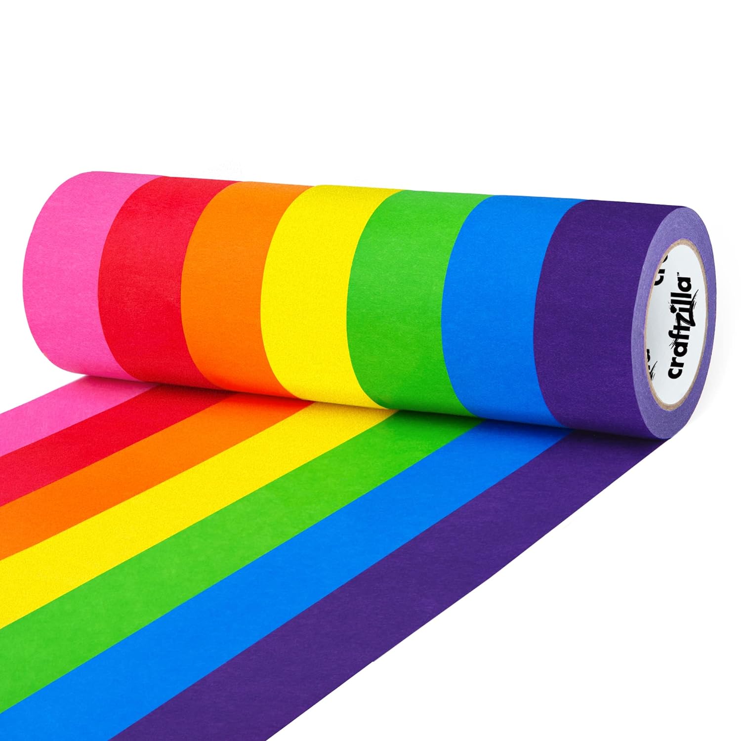 7 Rolls Color Masking Tape, 210 ft. x 1 in.