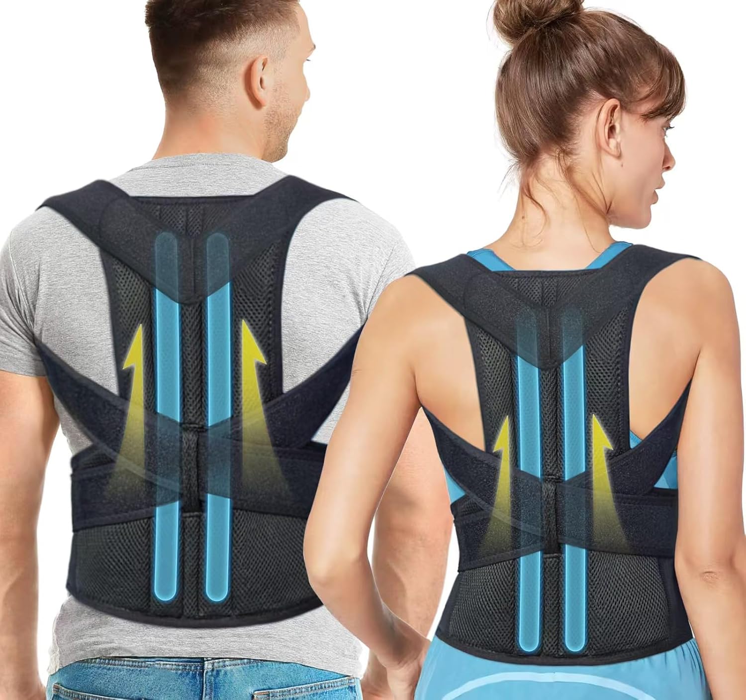 Back Support Posture Corrector for Men and Women Back Lumbar Support Shoulder Posture Support Improve Posture Relieve Back Pain