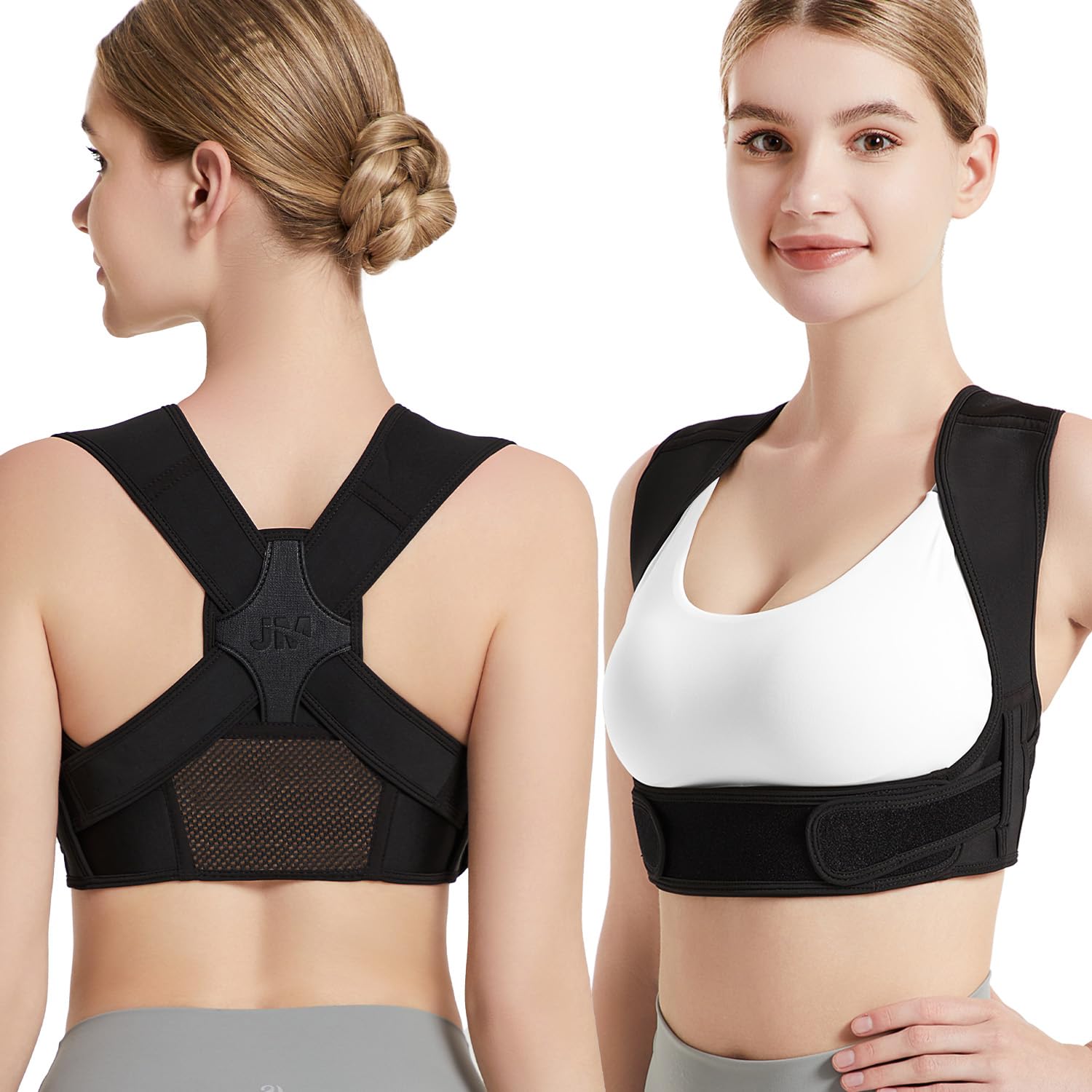 Back Posture Corrector: Adjustable Shoulder Posture Support for Men and Women (Small/Medium)
