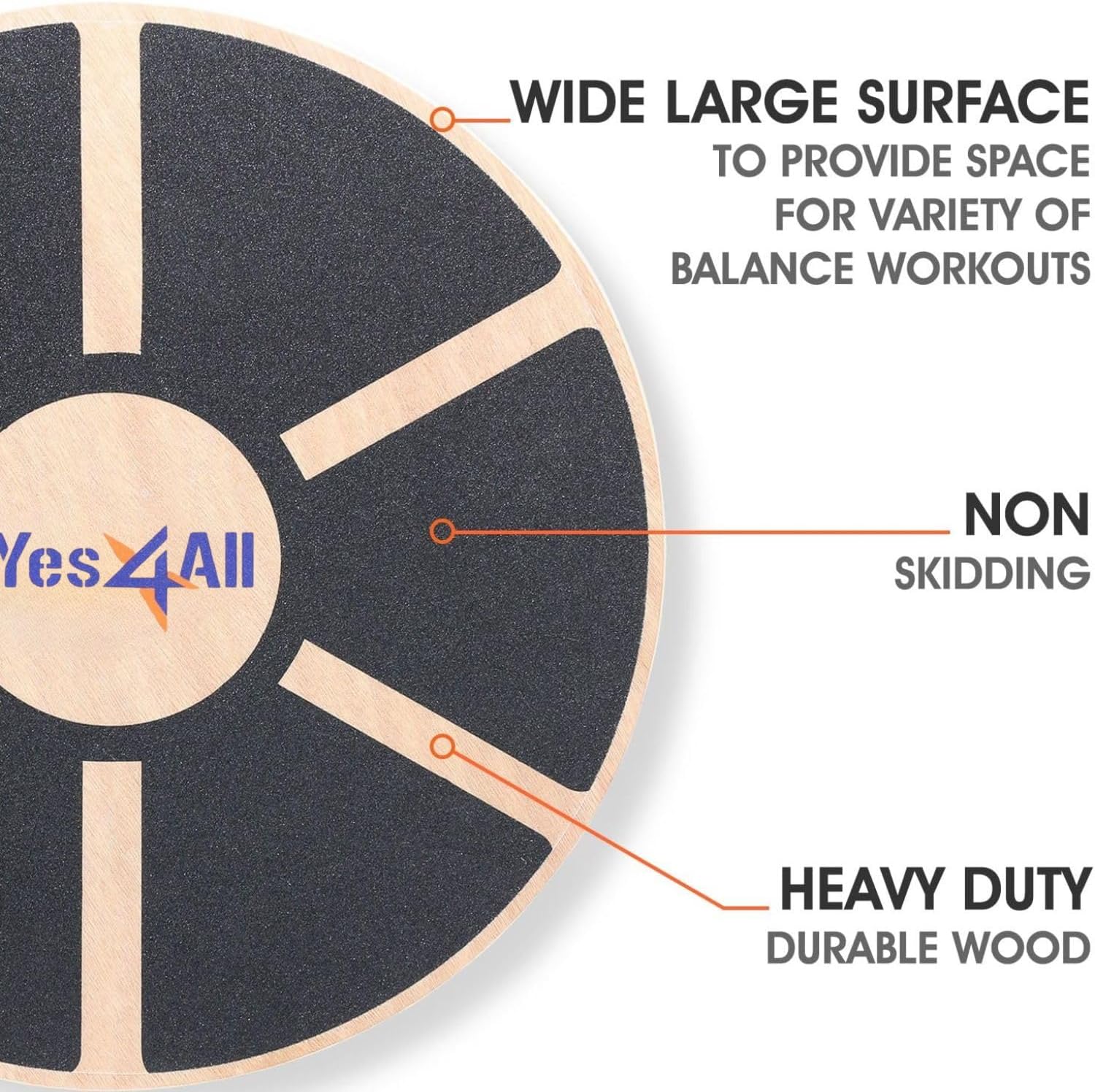 Multi-Functional Wooden Swing Balance Board