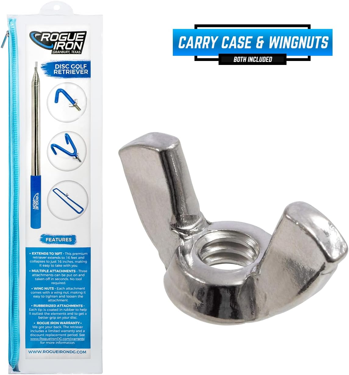 16" to 16 ft. Disc Golf Accessory Grabber