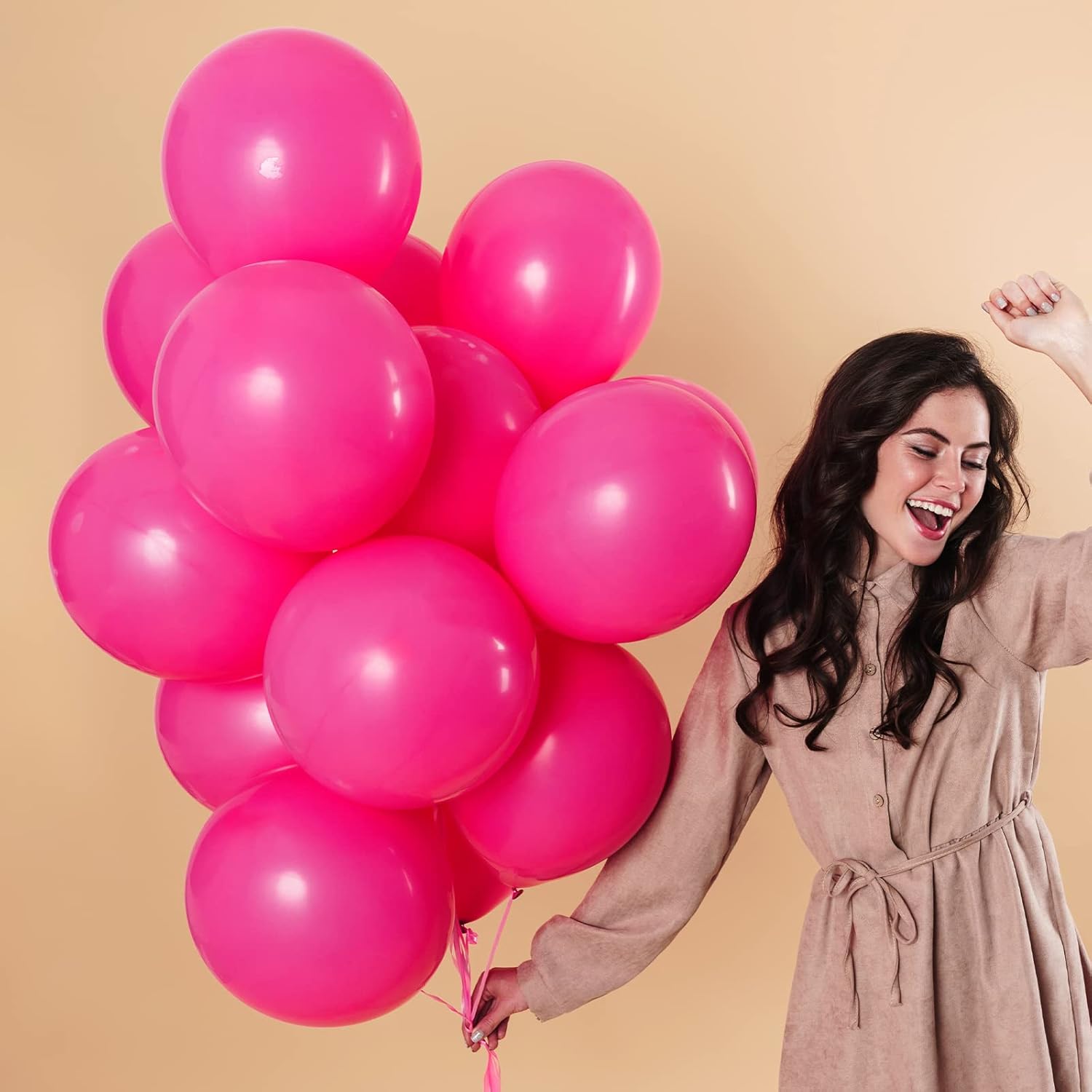 Peach Balloons, Garland Arch