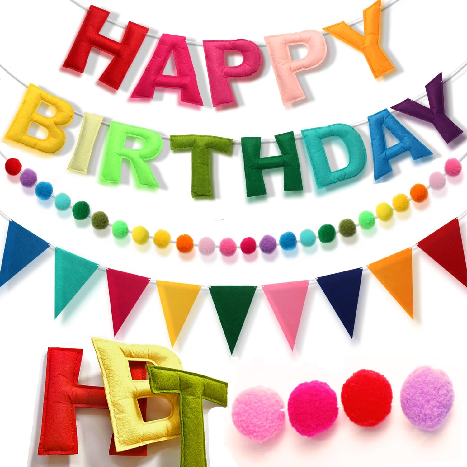 Pre-worn Birthday Banner