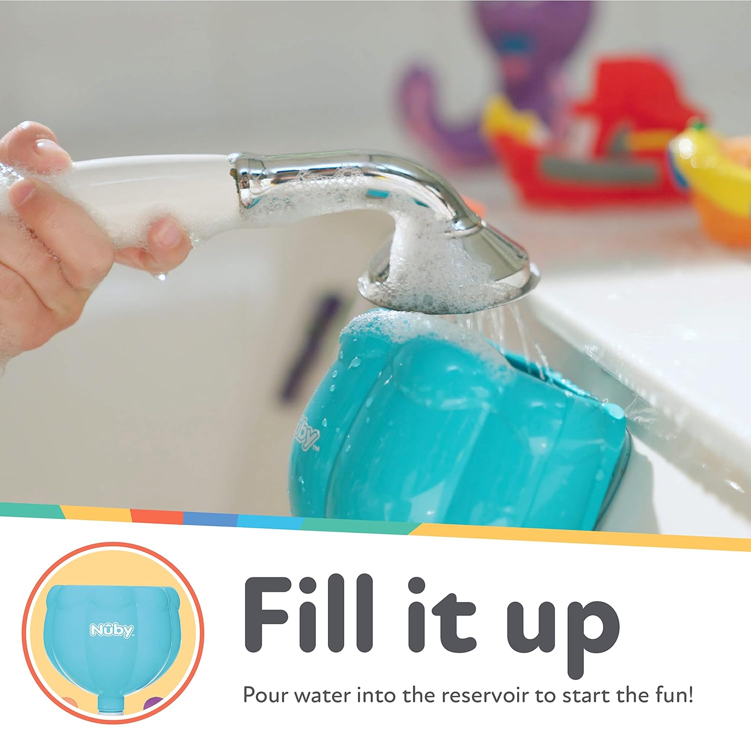 Nuby Wacky Waterworks Pipeline Bath Toys, Interactive Baby Bathtub Toys