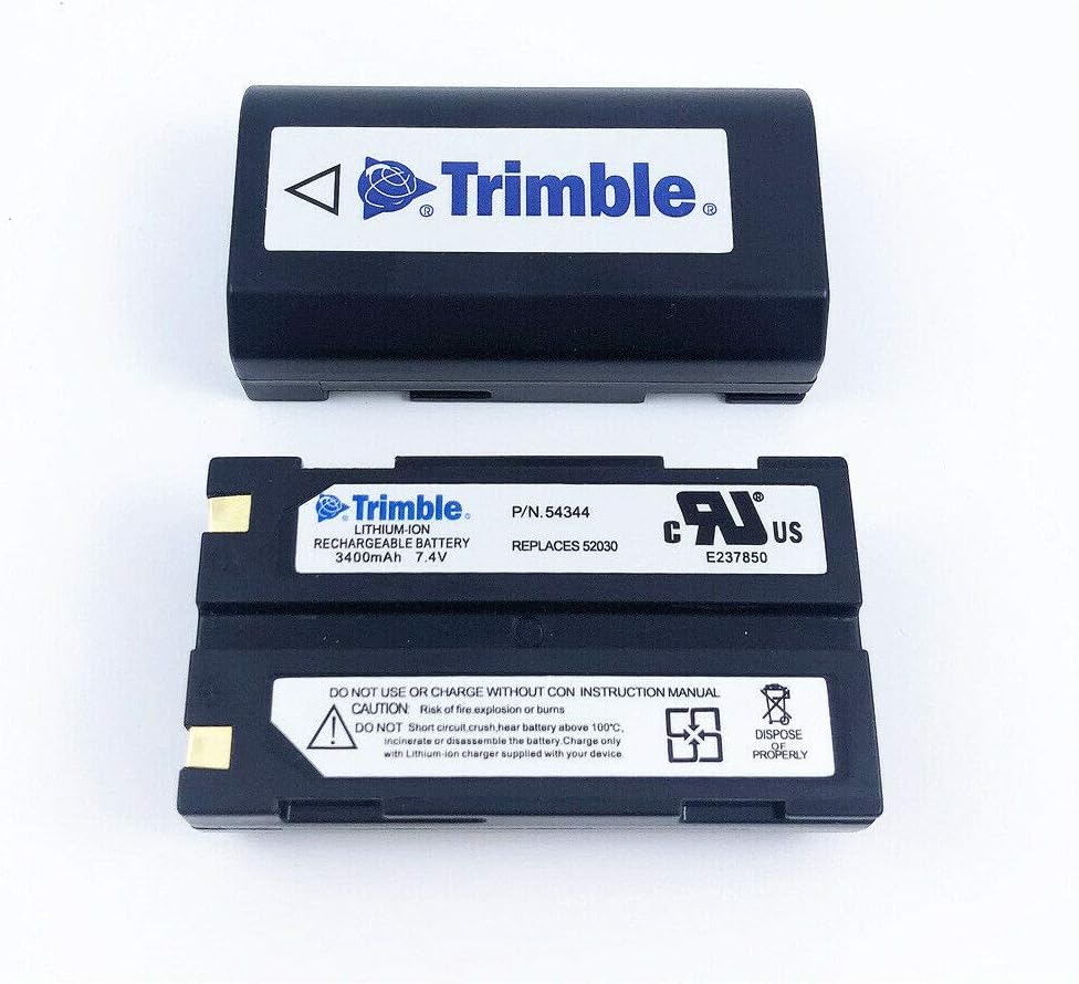 New 2PCS 3400mAh/7.4V Battery 54344 for Trimble 5700 5800 R8 R7