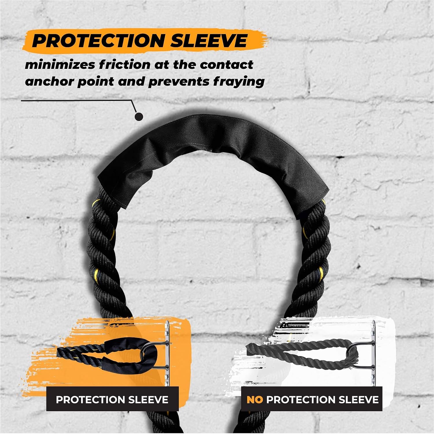 1.5/2 inch Battle Rope Protective Sleeve