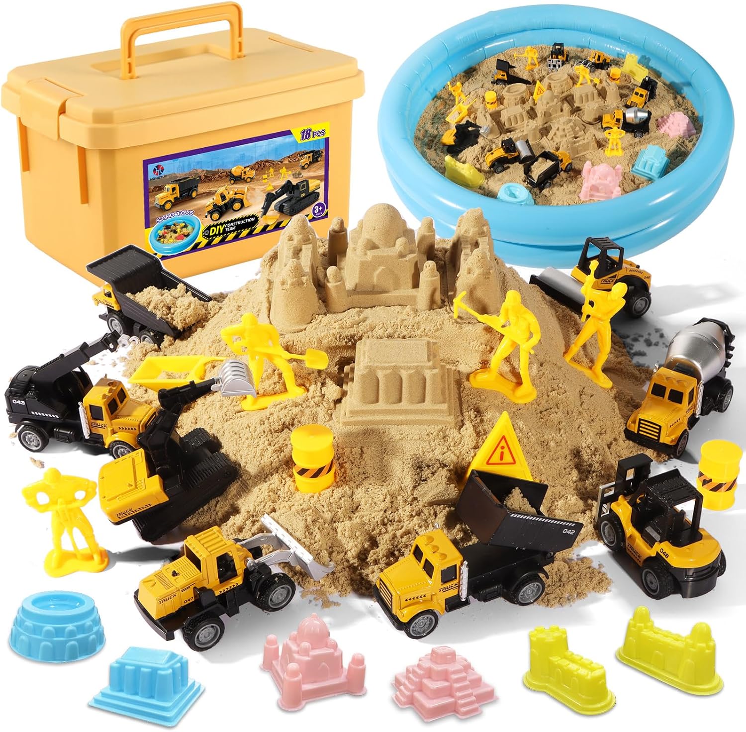 Play Sand Set, 2.2lbs Magic Sand