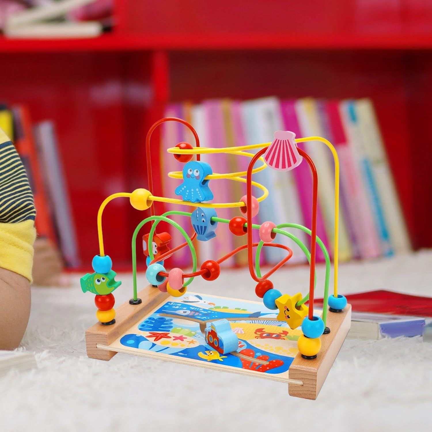 Wooden Bead Maze Toys