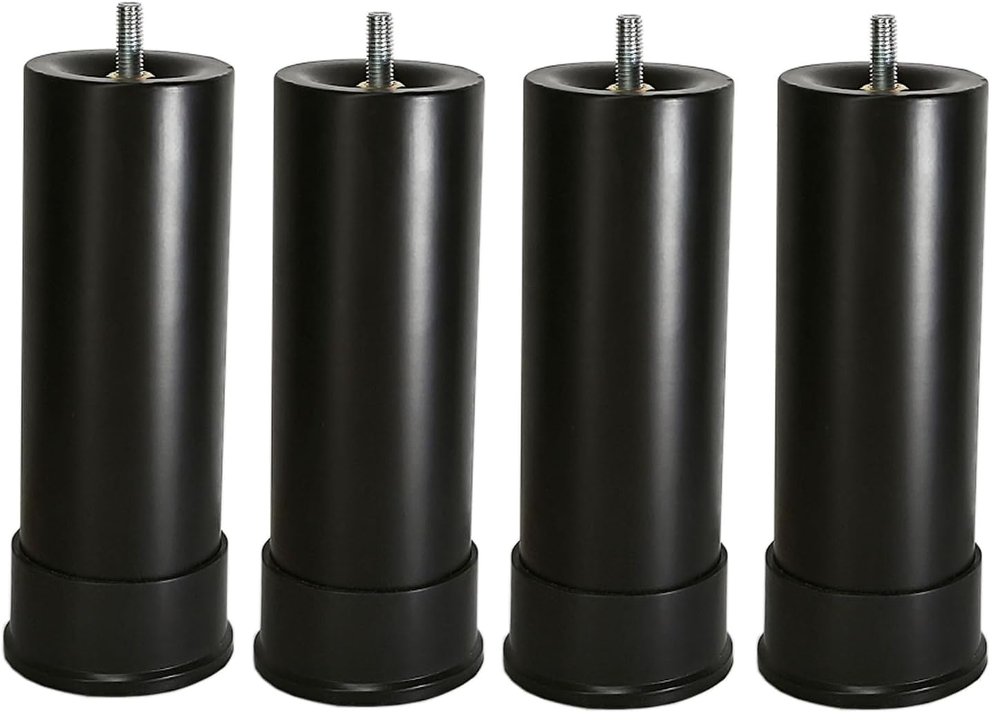 7" (approx. 17.8 cm) metal adjustable bed frame legs replace heavy-duty extra-height legs Compatible with 93% of frames, e.g., M8 M10 threads (set of 4)
