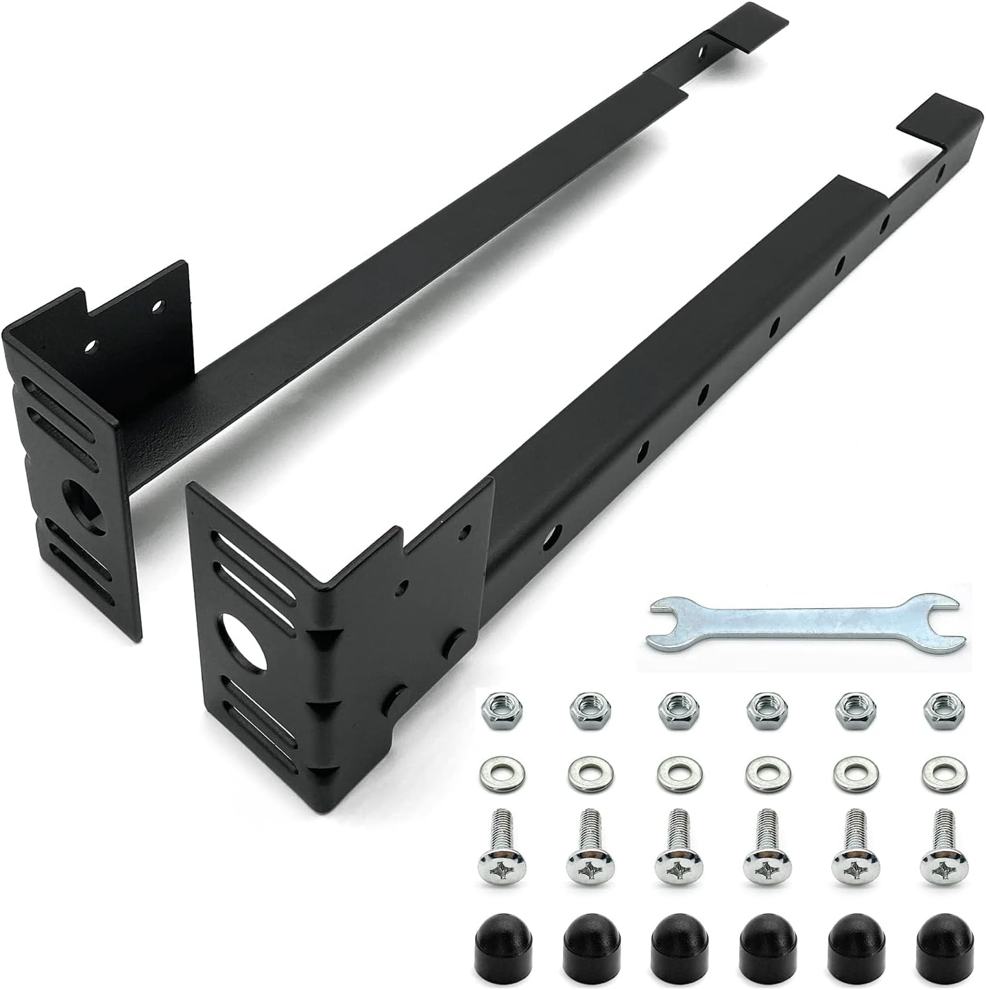 appacare Bed Frame Footrest Extension Bracket Set Accessory Kit - Fits Single, Regular Twin, Medium Twin or King Size Beds