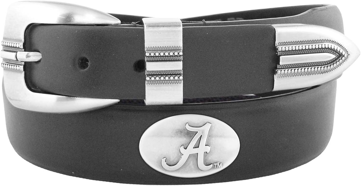 University of Alabama Red Tide Pointed Leather Concho Belt