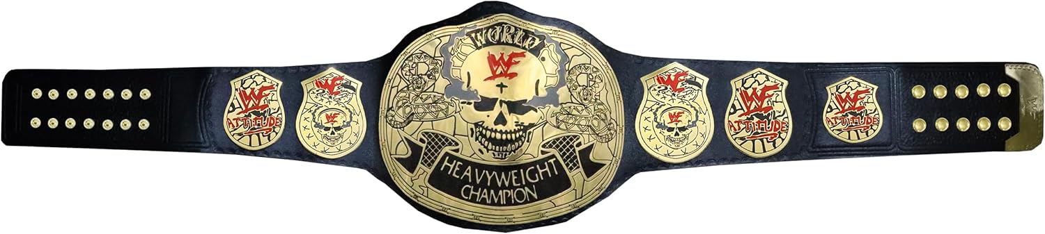 Adult Waist 46" Wrestling Title Belt, Class One Replica