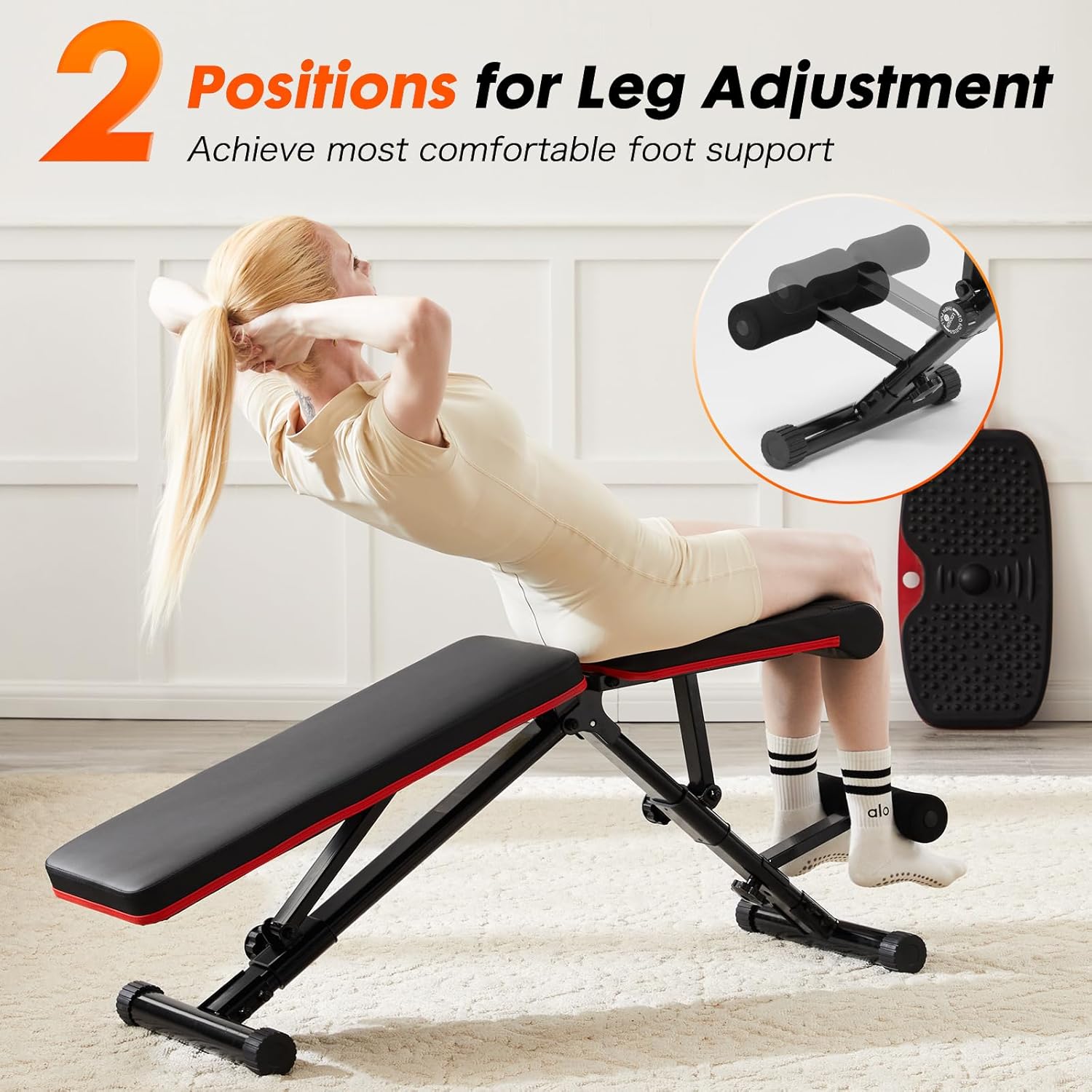 Adjustable Weight Bench for Home Gym