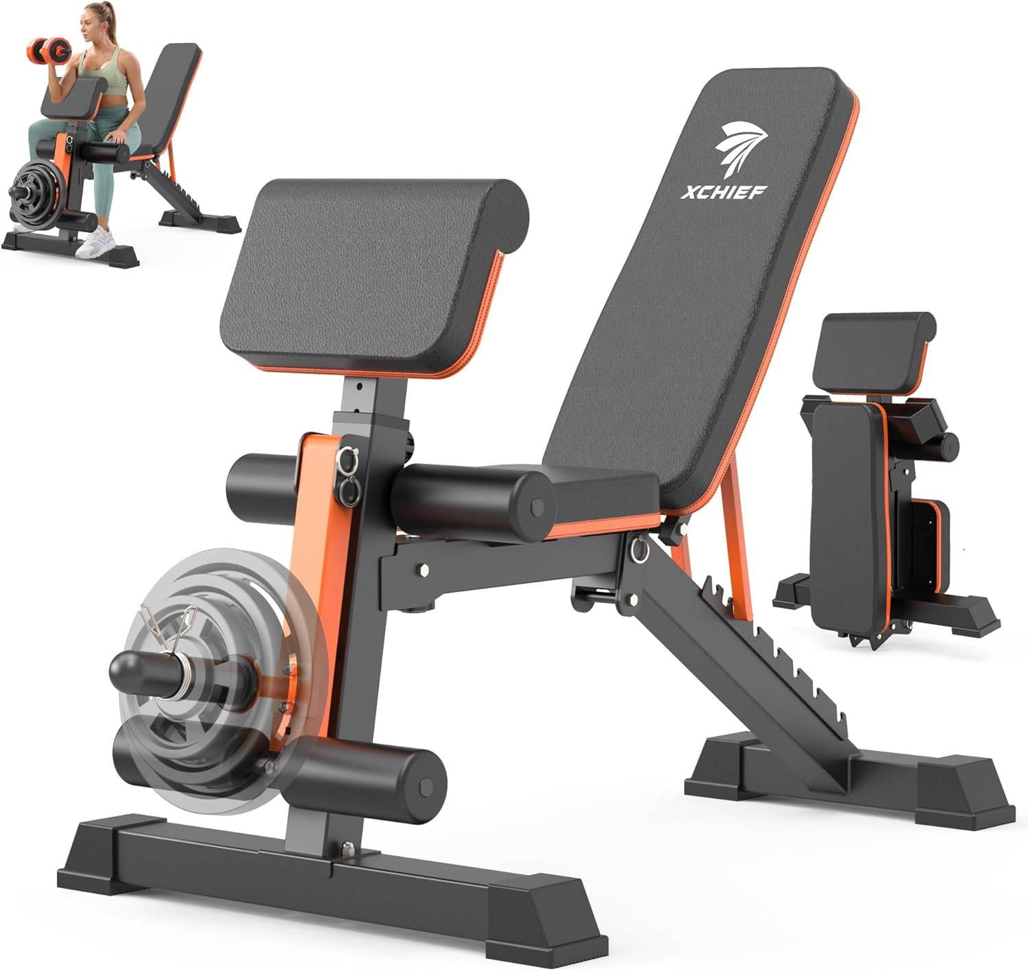 Exercise Bench with Leg Extensions