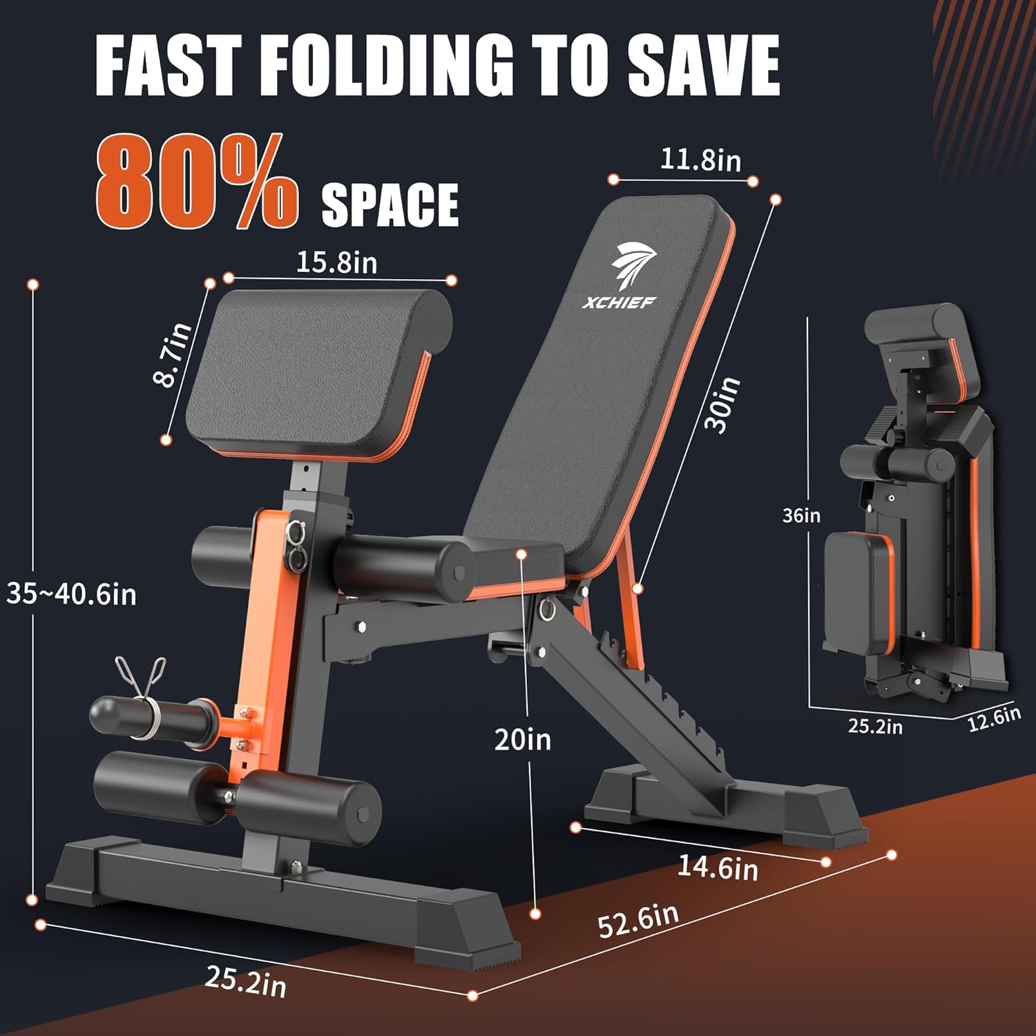 Exercise Bench with Leg Extensions