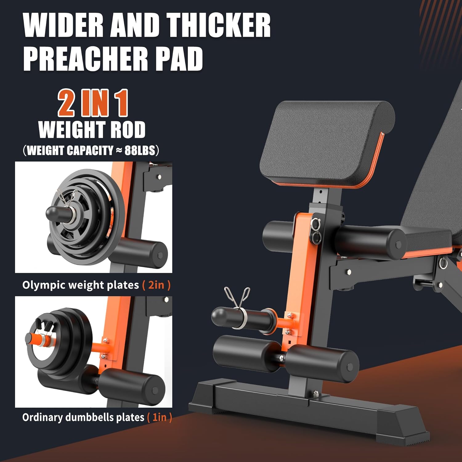 Exercise Bench with Leg Extensions