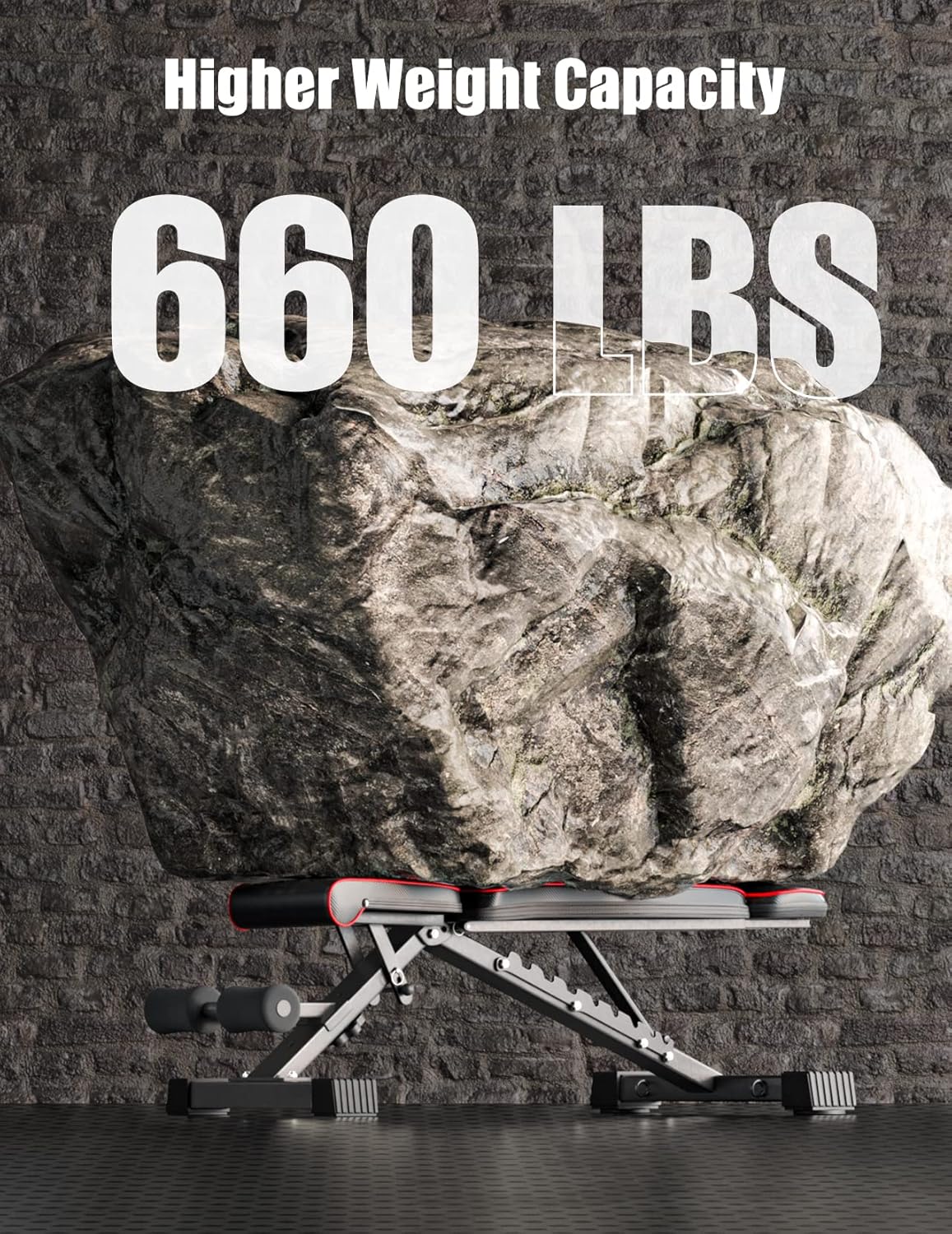 Weight Bench with Heavy Duty Leg Extensions