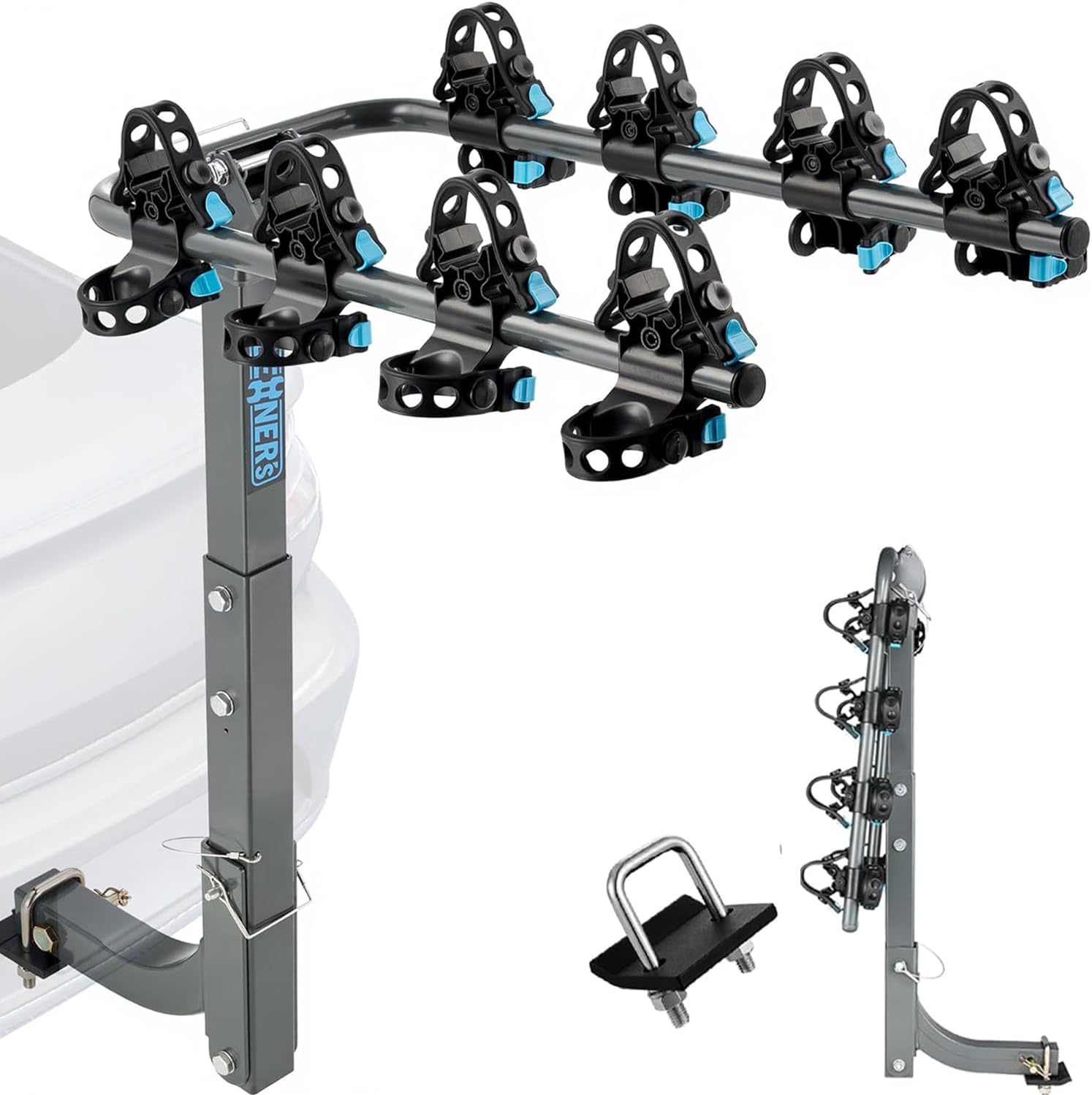 2.0 HiBike Rack Dual Locking, 220 lb Max Load