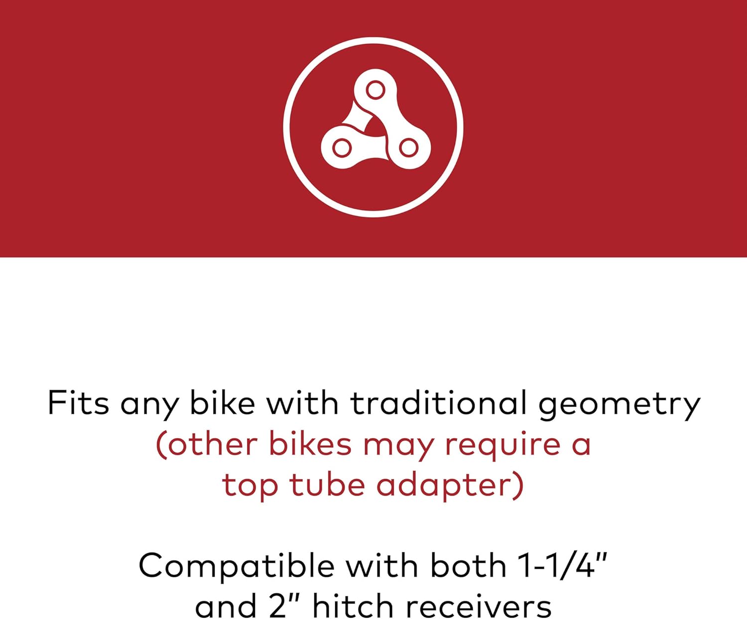 Tilting HiBike Rack, Fits 3.18cm and 5.08cm Hitch